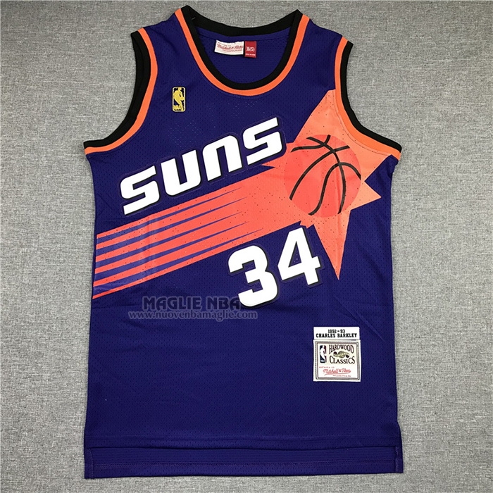 Maglia
 Charles Barkley NO 34 Phoenix Suns Mitchell & Ness 1992-93 Viola
